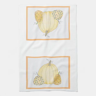 Kitchen Towel Pumpkin Trio