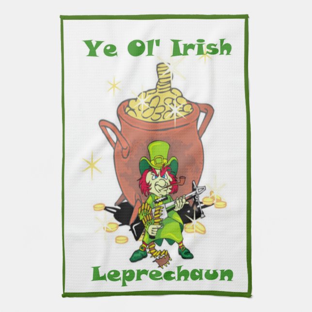 KITCHEN TOWEL - ST. PATRICK'S DAY - FUNNY GIFTS (Vertical)