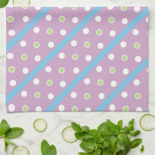 Kitchen Towel/Stripes and Polka Dots Towel