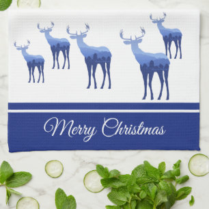 Kitchen Towel-The Deer Merry Christmas Towel