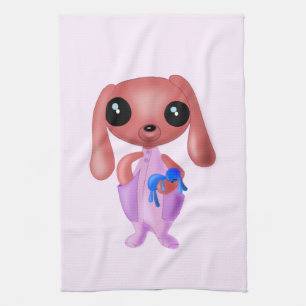 Kitchen Towel with Cute Bunny