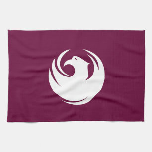 Kitchen towel with Flag of Phoenix, Arizona
