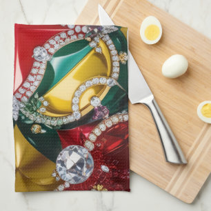 Kitchen towel with Los Angeles Colours Design