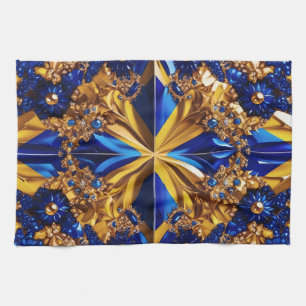 Kitchen towel with Sweden Colours Design