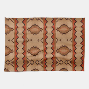 Kitchen towel woven rug design southwest western