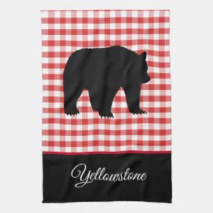 Kitchen Towel-Yellowstone Bear Towel