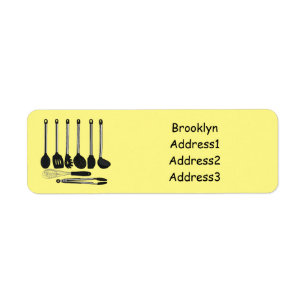 Kitchen utensil cartoon illustration