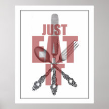 Kitchen Utensils Art | Just Eat It Funny