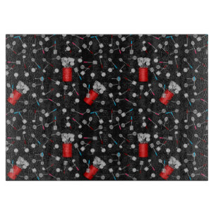Kitchen Utensils Black-15x11 GLASS CUTTING BOARD