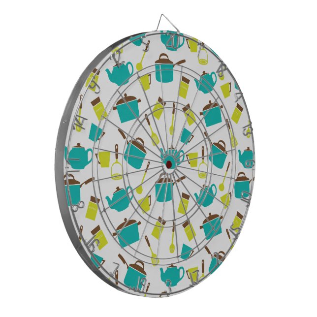 Kitchen Utensils, Cookware, Cutlery, Kitchenware Dartboard (Front Left)