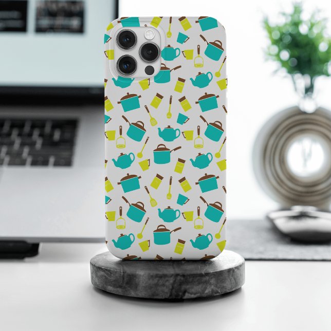 Kitchen Utensils, Cookware, Cutlery, Kitchenware iPhone Case (Creator Uploaded)