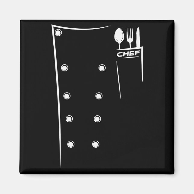 Kitchen Utensils Design Chef Culinary Outfit  Magnet (Front)