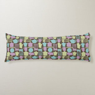 Kitchen Utensils Pattern 2 Body Pillow