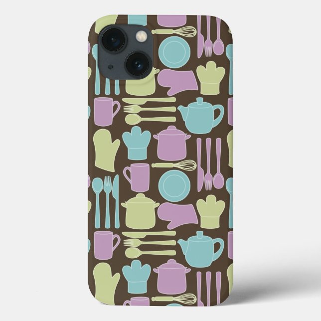 Kitchen Utensils Pattern 2 Case-Mate iPhone Case (Back)