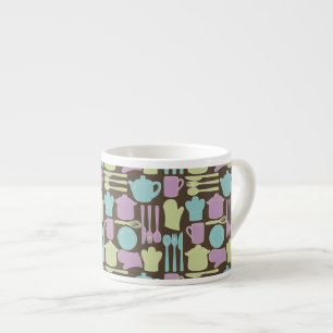 Kitchen Utensils Pattern 2 Espresso Cup