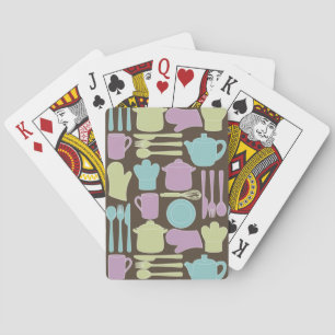 Kitchen Utensils Pattern 2 Playing Cards