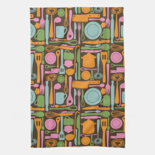 Kitchen Utensils Pattern 3 Towel