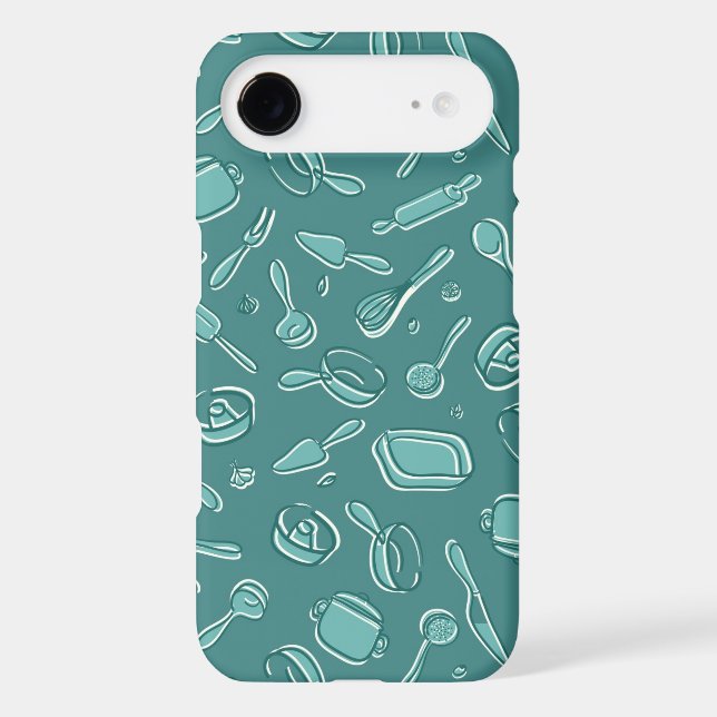 Kitchen Utensils Pattern Case-Mate iPhone Case (Back)