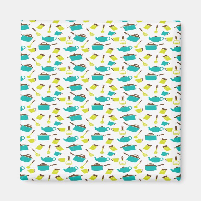 Kitchen Utensils pattern Magnet (Front)
