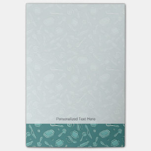 Kitchen Utensils Pattern Post-it Notes
