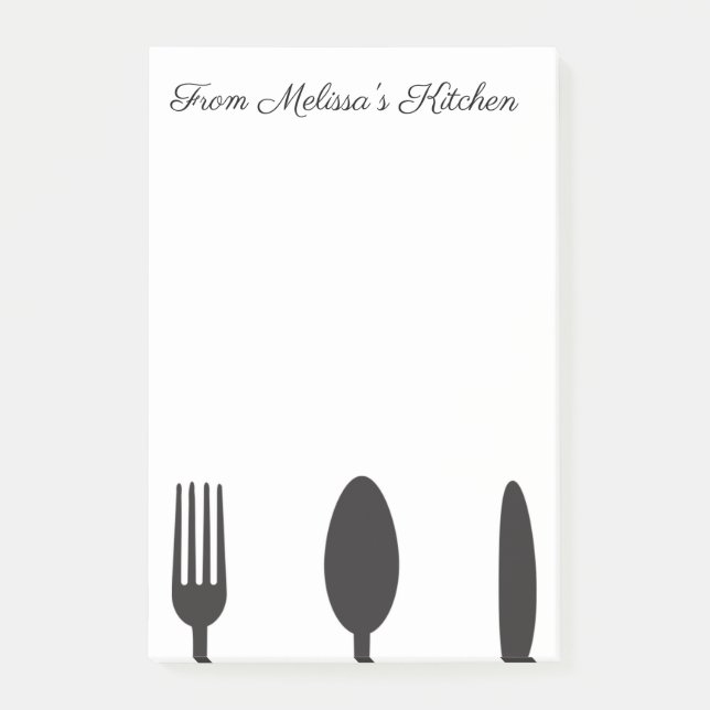 Kitchen Utensils Post-it Notes (Front)