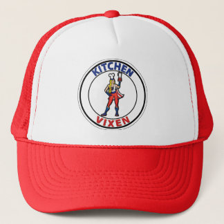 Kitchen Vixen Red Trucker Hat