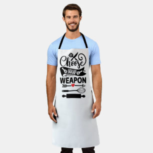 Kitchen Warrior: Choose Your Culinary Weapon Apron