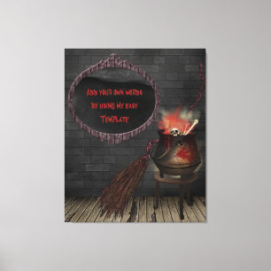 Kitchen Witch Canvas Print