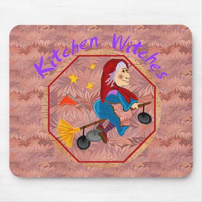 Kitchen Witch Mousepad (Front)