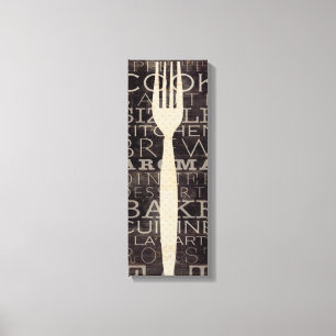 Kitchen Words Canvas Print