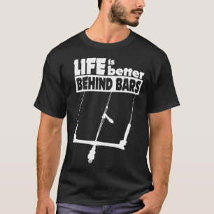 KITE  Behind Bar Kiteboarding Kitesurfen Surf T-Shirt