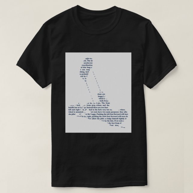 Kite Buggying T-Shirt (Design Front)