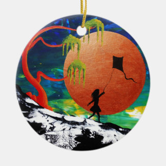 Kite. Ceramic Ornament