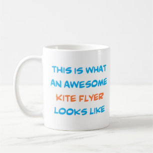 kite flyer, awesome coffee mug