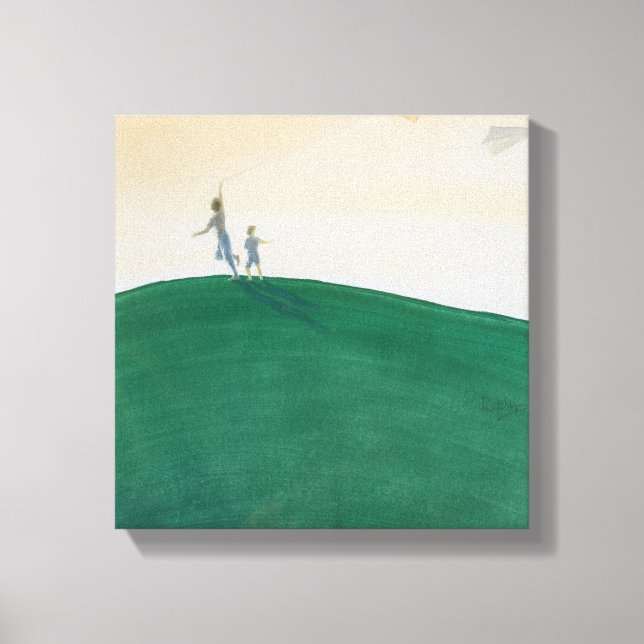 Kite Flying 2000 Canvas Print (Front)