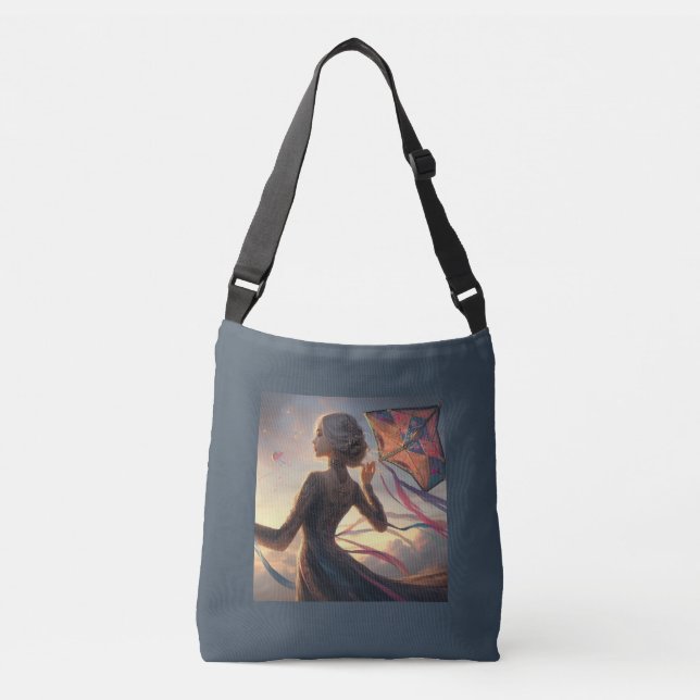 Kite Flying 3 Crossbody Bag (Front)