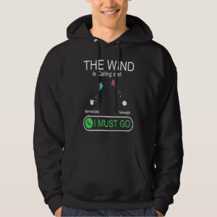 Kite Flying Beginner Wind Stunt Kite Quotes Hoodie