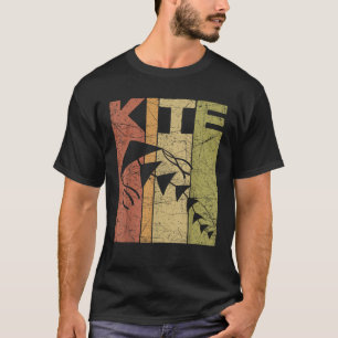 Kite Flying Vintage Wind Kite Retro Flying Kite T-Shirt