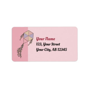 Kite Icon Pink Label