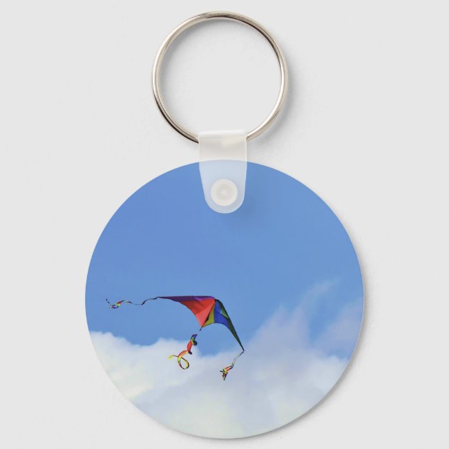 Kite in the Clouds Keychain (Front)