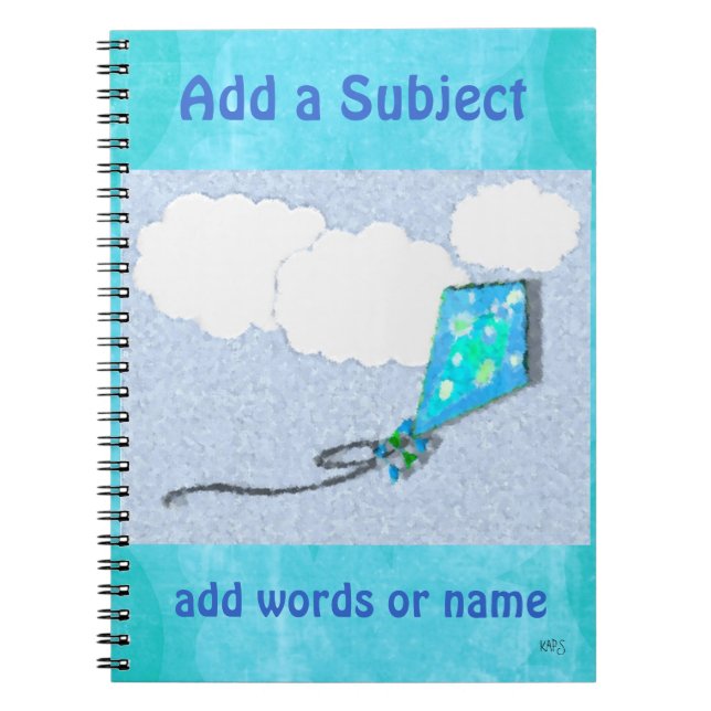 Kite in the Clouds Notebook (Front)