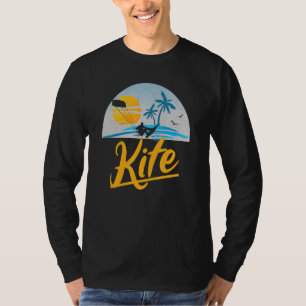 Kite Kitesurfing Vintage Surfing Retro Boarding Ki T-Shirt