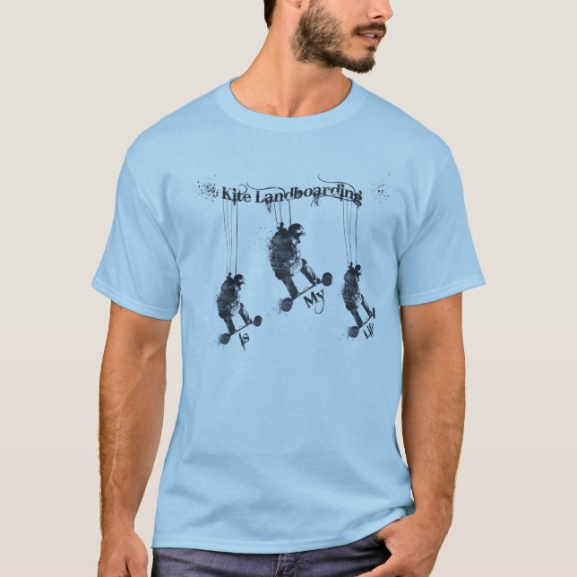 Kite Landboarding T Shirt (Front)