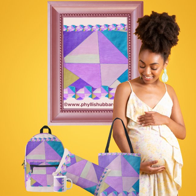 Kite Lumbar Pillow (Get the full "Kite" collection at:  https://bit.ly/SmartArtZazzle. )