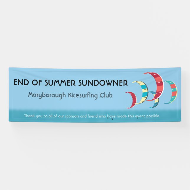Kite Surfing Banner (Horizontal)