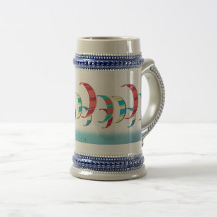 Kite Surfing Beer Stein