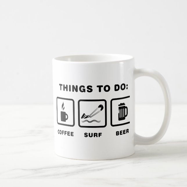 Kite Surfing Coffee Mug (Right)