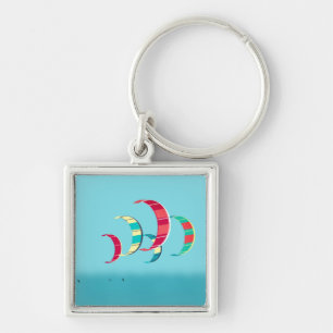 Kite Surfing Keychain