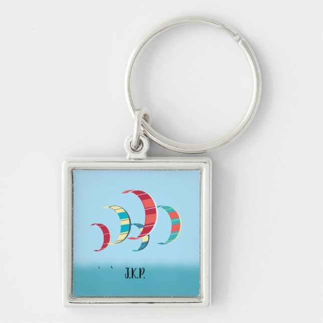 Kite Surfing Keychain (Front)