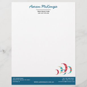 Kite Surfing Letterhead
